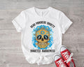 Dead Pancreas Society Shirt, Diabetes Awareness T-Shirt, Floral Skull Diabetic Gift Shirt, Matching Pancreas Warriors,...
