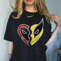Dead pool & Wolv erine Best Friends Shirt Graphic Tee Shirt Men Women Unisex Cotton Hoodie, Sweatshirt | RetroVerseTees.com