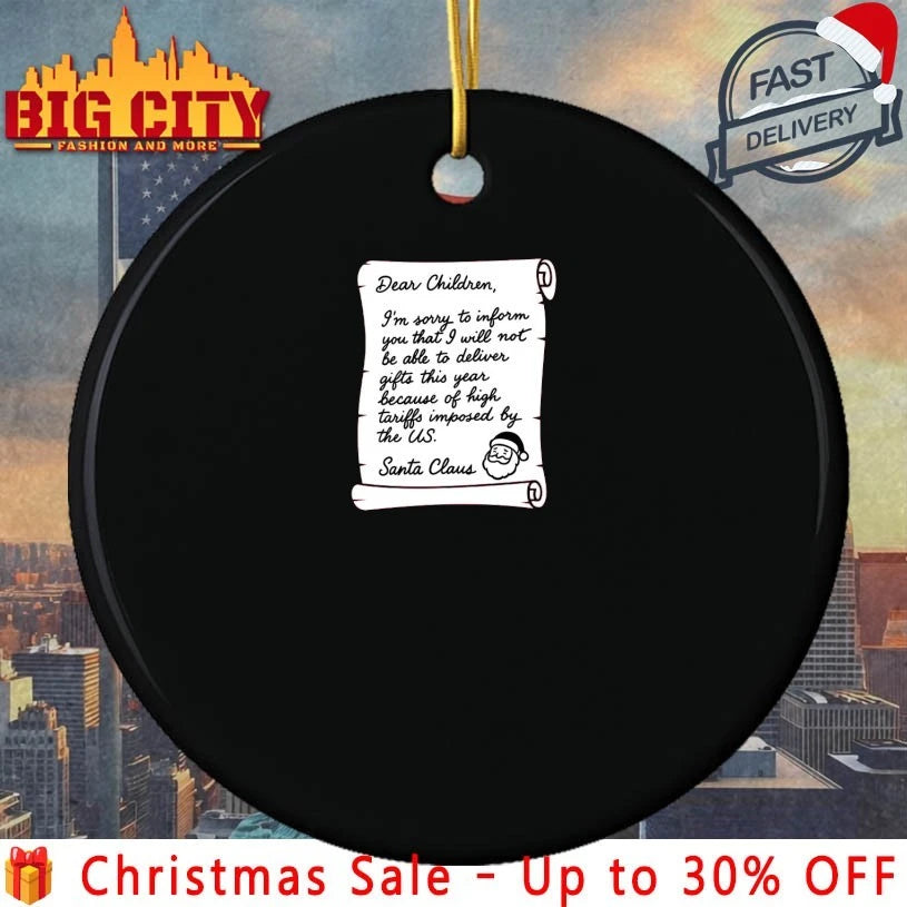 Dear Children Letter For Santa Claus shirt
