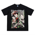 Death Note "Entanglement" Heavyweight Vintage Tee 100% Cotton OVERSIZED Anime T-shirt Menswear Top Crew Necks Tshirt...