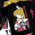 Death Note Misa Amane T- Shirt Manga Anime Black T- Shirt Size S to 5XL Hoodie, Sweatshirt | RetroVerseTees.com