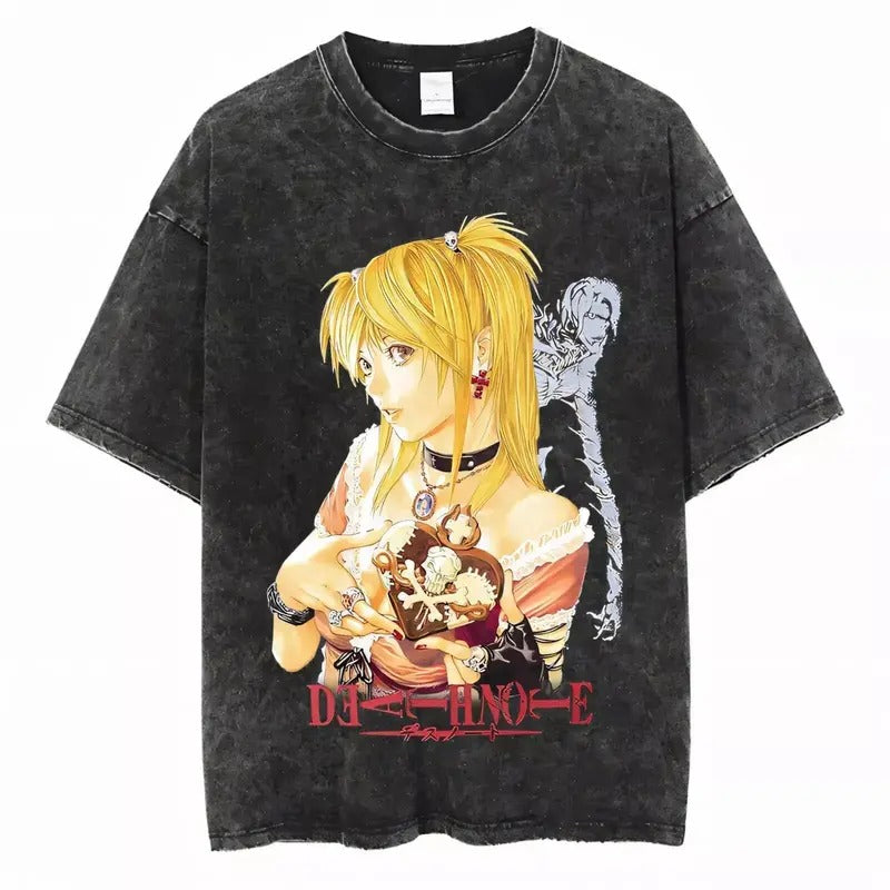 Death Note T-shirt Anime - Japanese Retro Tee Death Note Unisex Shirt Cotton Menswear Hoodie, Sweatshirt | RetroVerseTees.com