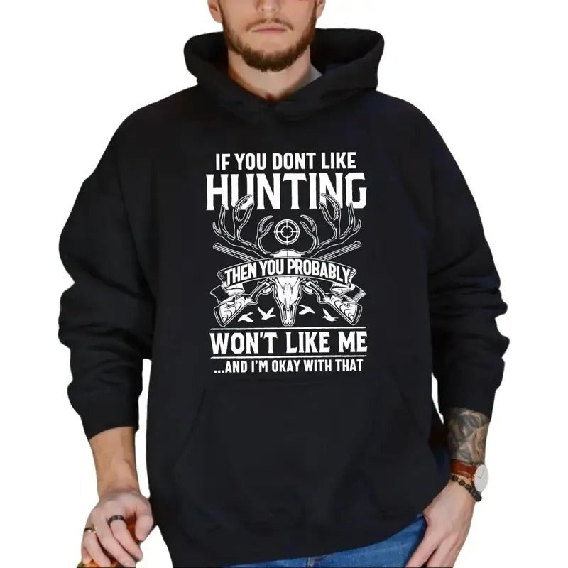 Deer Hunting T-shirt American Hunter Shirt Gift for Hunters Fathers Day Hunting Gift  For Dad Hunting Lover Tee Menswear...