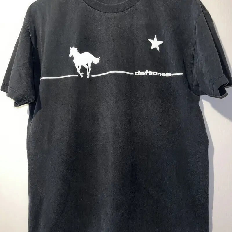 Def tones White Pony Tour Black T-Shirt Collection Unisex Stylish Designs - VM8 ! Hoodie, Sweatshirt | RetroVerseTees.com