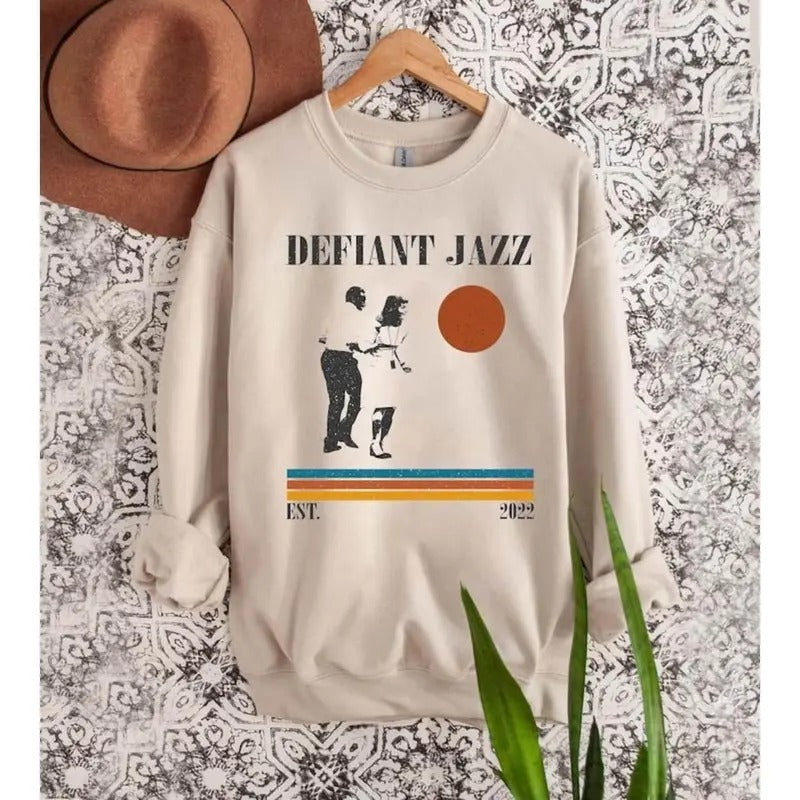 Defiant Jazz Shirt - Severance TV Show T-Shirt, Retro 90s Vintage Tee, Sci-Fi Fan Gift, Severance Merchandise, Gift for...