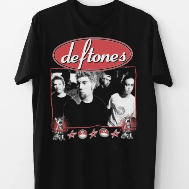 Deftones In Concert Unisex Tee Classic T-Shirt Hoodie, Sweatshirt | RetroVerseTees.com