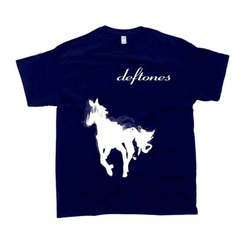 Deftones White Pony T-Shirt - Classic Fit, 100% Cotton - Menswear Graphic Tee Hoodie, Sweatshirt | RetroVerseTees.com