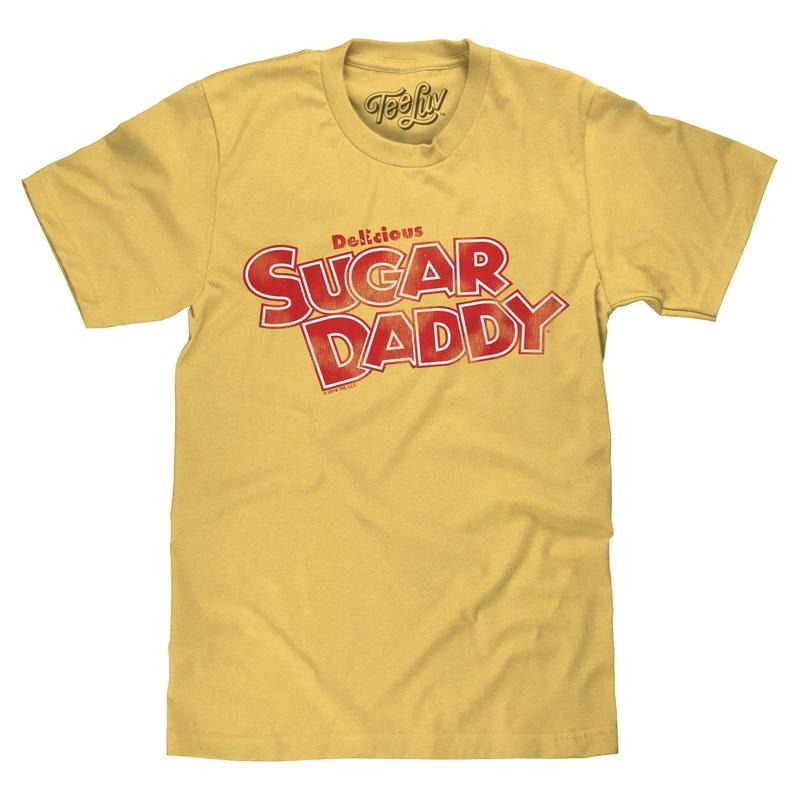 Delicious Sugar Daddy Candy T-Shirt - Light Yellow Hoodie, Sweatshirt | RetroVerseTees.com