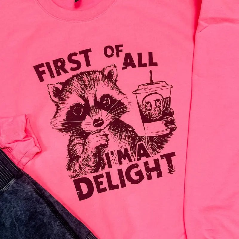 Delight Graphic Pullover T-Shirts, Hoodie, Sweatshirt | RetroVerseTees.com
