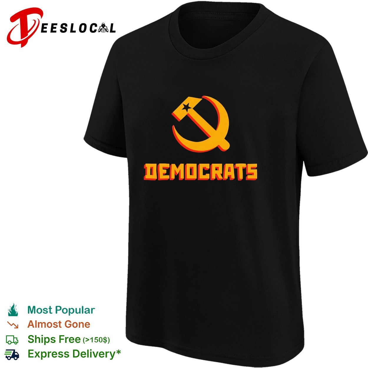 Democrats hammer sickle shirt