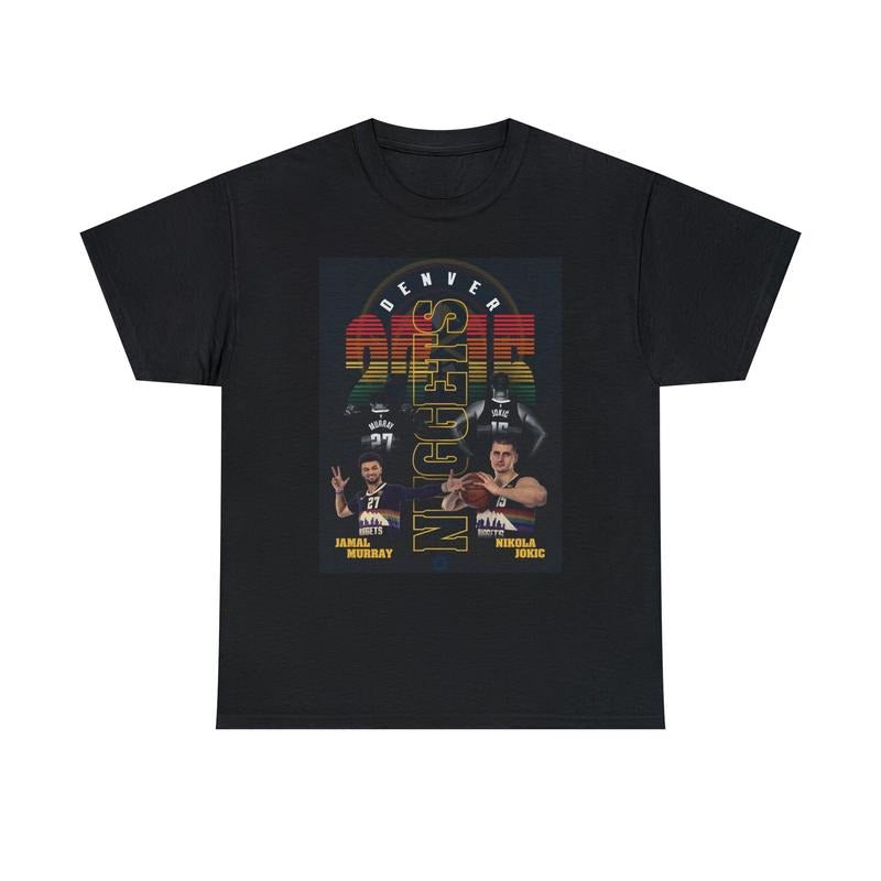 Denver Nikola Jokic Jamal Murray T-Shirt, Gift For Fan Hoodie, Sweatshirt | RetroVerseTees.com