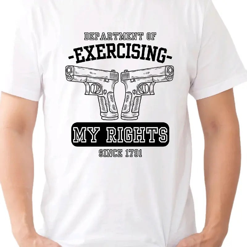 Department of Excersising my rights T-shirt Casual t shirt Hoodie, Sweatshirt | RetroVerseTees.com