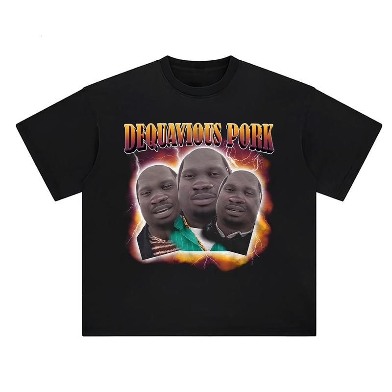 Dequavious Pork Funny Dank Memes T-shirt, Brainrot Shirt, John Pork Tee Hoodie, Sweatshirt | RetroVerseTees.com