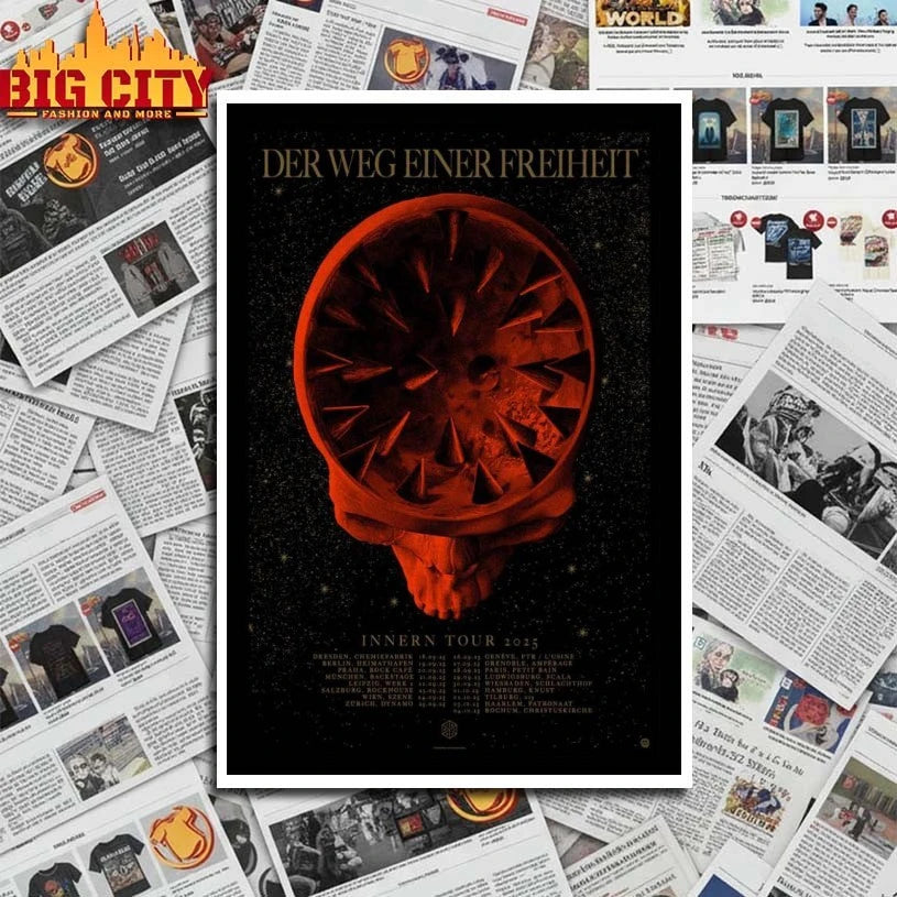 Der Weg Einer Freiheit Innern Tour 2025 Poster shirt