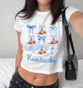 Derby Coquette Girl Baby Tee, Go Baby Go Kentucky Derby Y2K Clothing, Derby 2025 Cute Tee, Derby Vibes Shirt, Aesthetic...