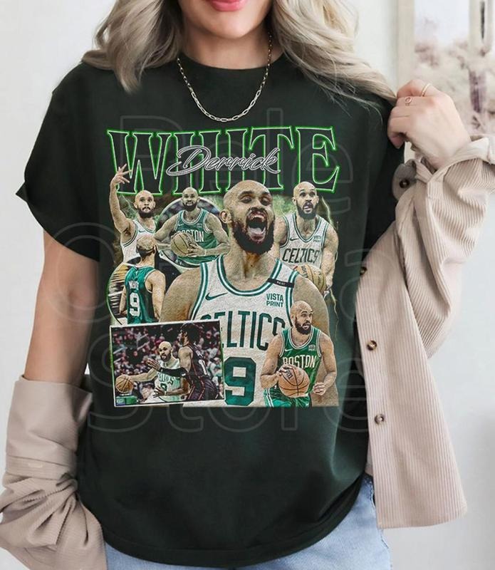 Derrick White T-Shirt, Bootleg Vintage T-Shirt, Unisex Shirt, Gift For Fan Hoodie, Sweatshirt | RetroVerseTees.com