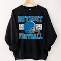 Detroit Football Sweatshirt, Vintage Football Crewneck, Retro Detroit Football Shirt, Football Gift Hoodie