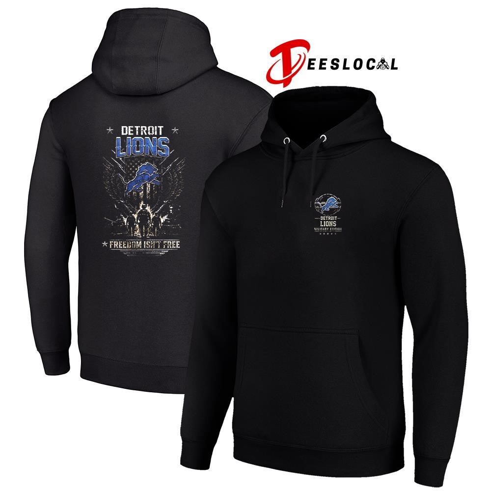 Detroit Lions freedom isn’t free team military graphic shirt