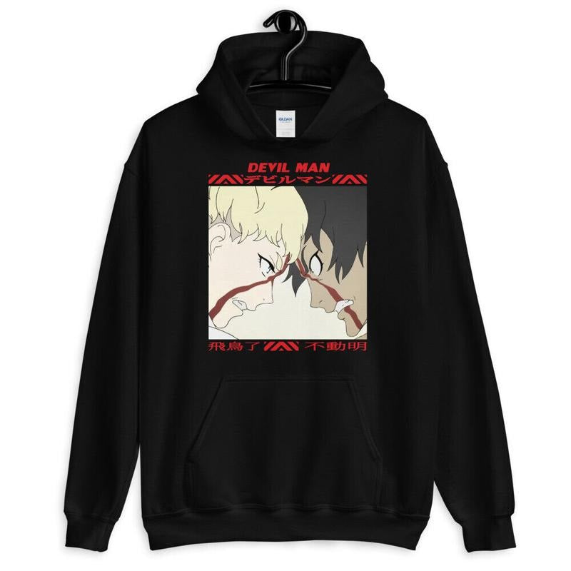 Devil Man cry baby Ryo Asuka Akira Fudo new Anime Unisex Hoodie T-Shirts, Sweatshirt | RetroVerseTees.com