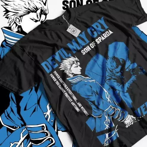 Devil May Cry virgil Unisex Men's Cotton T-Shirt All Size Hoodie, Sweatshirt | RetroVerseTees.com