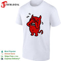 Devil cartoon facepalm panicking sweating shirt