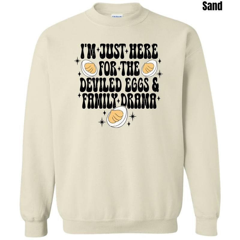 Deviled Eggs & Drama Sweatshirt 'NLB' T-Shirts, Hoodie | RetroVerseTees.com