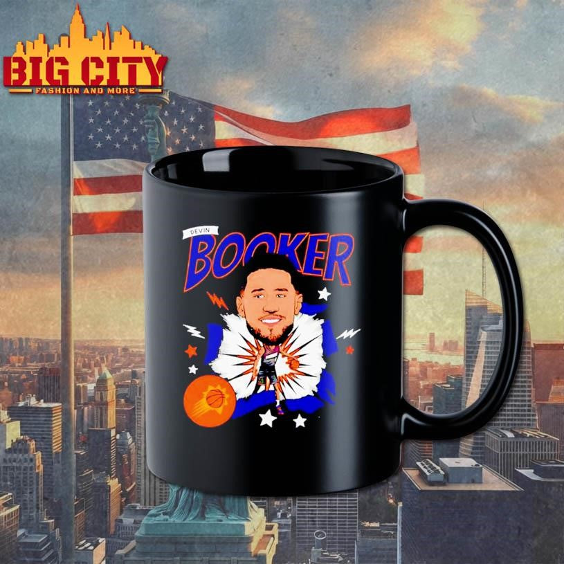 Devin Booker Phoenix Suns Caricature Shirt