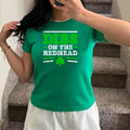 Dibs On The Redhead Baby Tee For Women Funny St Patrick's Day Drinking Baby Tee, Y2K 2000's Style, Streetwear Style...