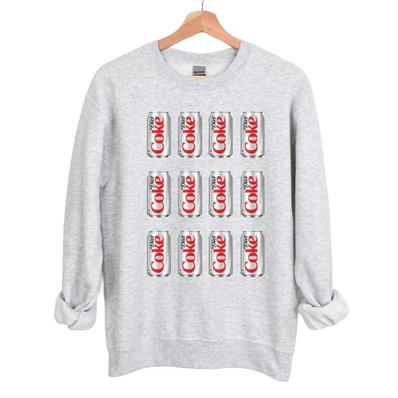 Diet Coke Crewneck sweatshirt | Energy Drinks | Soda Shirt Hoodie | RetroVerseTees.com