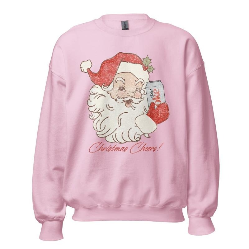 'Diet Coke Santa' Sweatshirt T-Shirts, Hoodie | RetroVerseTees.com