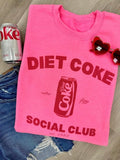 'Diet Coke Social Club' Crewneck Sweatshirt T-Shirts, Hoodie | RetroVerseTees.com