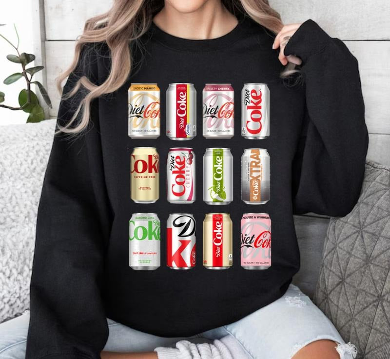 Diet Drink Sweatshirt T-Shirts, Hoodie | RetroVerseTees.com