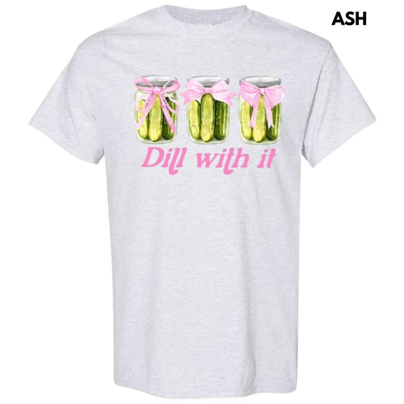 Dill With It Coquette Gildan Short Sleeve T-Shirt Hoodie, Sweatshirt | RetroVerseTees.com