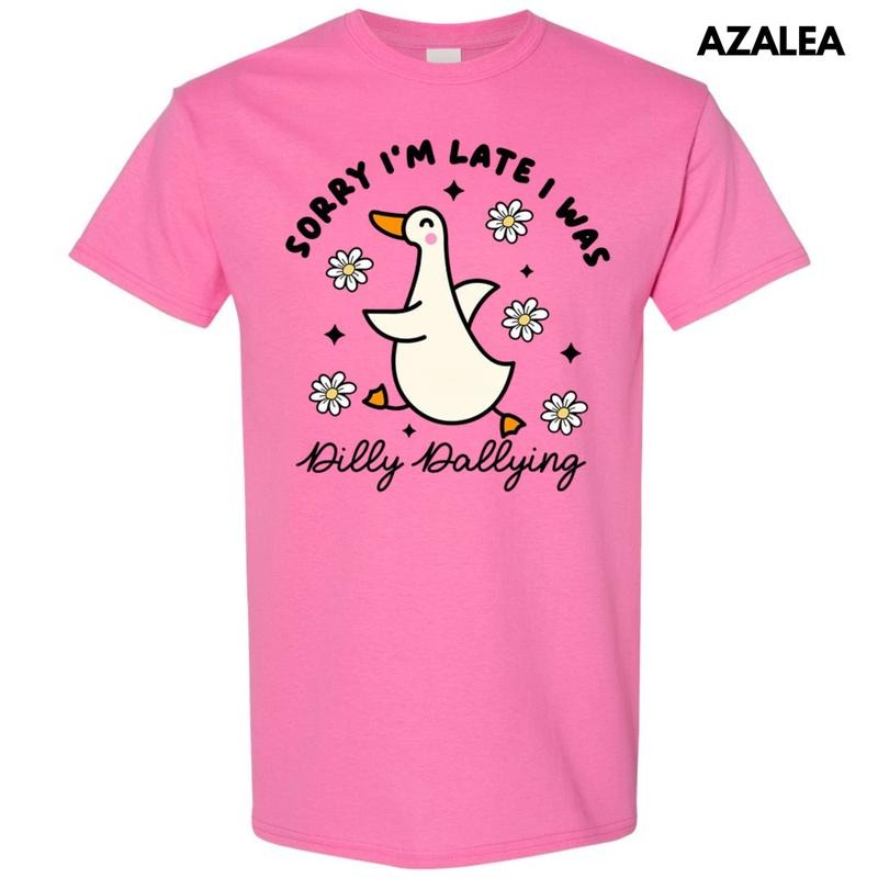 Dilly Dallying Goose Gildan Short Sleeve T-Shirt Hoodie, Sweatshirt | RetroVerseTees.com