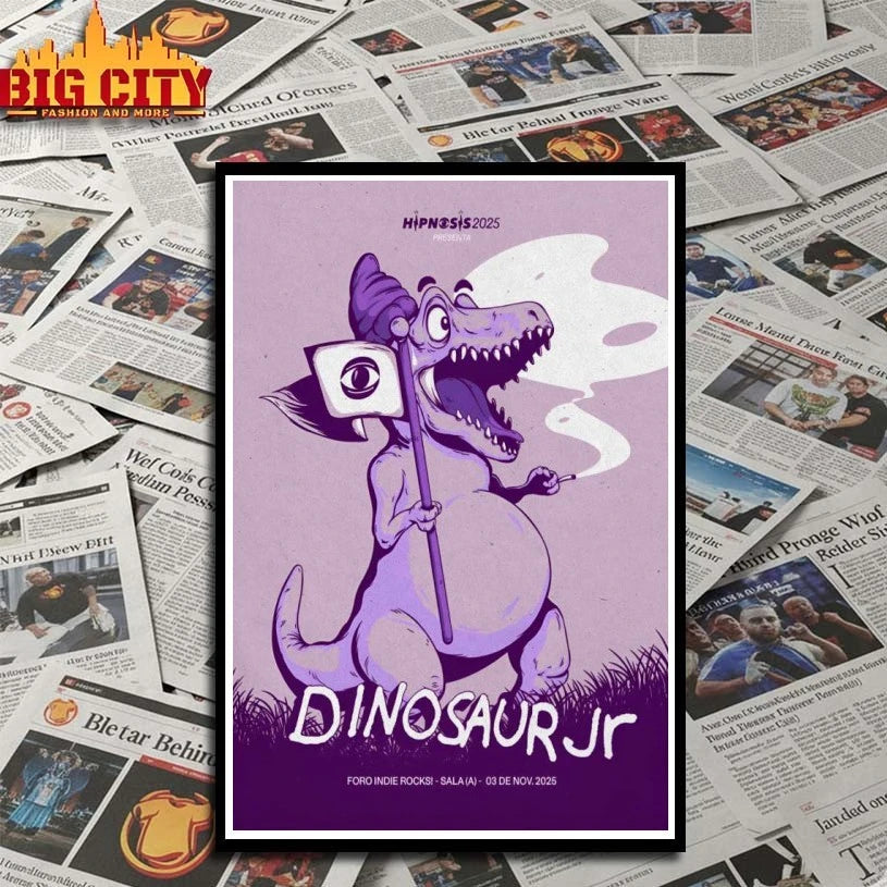 Dinosaur JR. Foro Indierocks! In Mexico City November 3 2025 Poster shirt