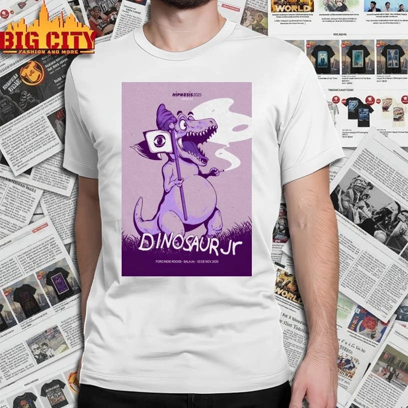 Dinosaur JR. Foro Indierocks! In Mexico City November 3 2025 Poster shirt