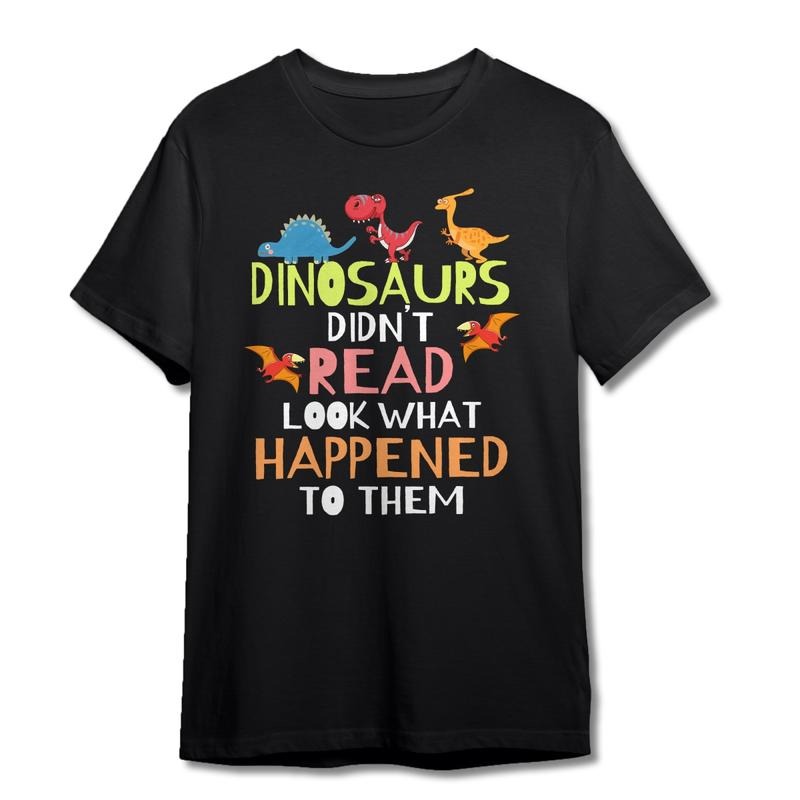 Dinosaurs Didnt Read Look What Happened Hidden leaf ninja TNF Teacher T-Shirt Hoodie, Sweatshirt | RetroVerseTees.com