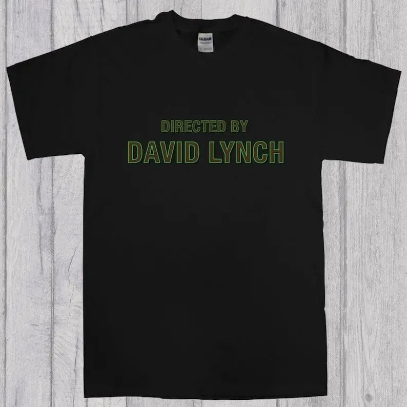 Directed by David Lynch Peaks Credits Unisex T-Shirt Hoodie, Sweatshirt | RetroVerseTees.com