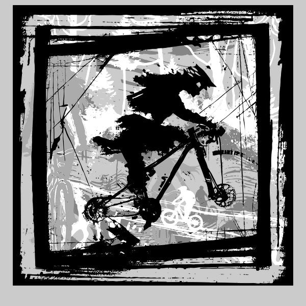 Dirt And Grunge Mtb Art Punk Style