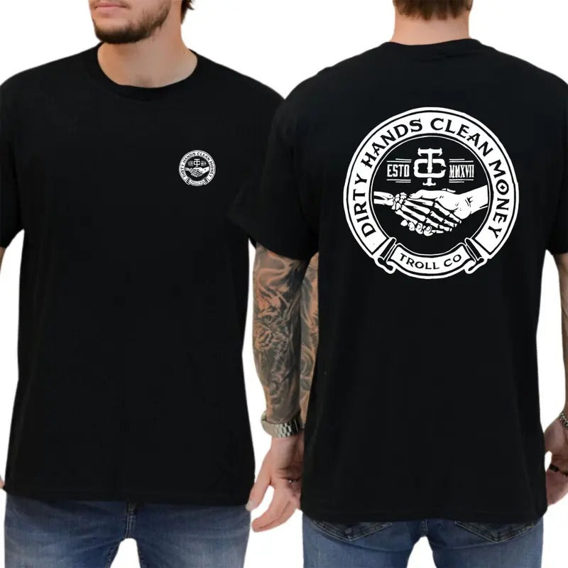 Dirty Hands Clean Straw hat pirates T-Shirt