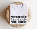 Disability Awareness Shirt, Promote Accessibility T-shirt, Unisex Promote Inclusivity Tee, Chronic Illness Shirt,...