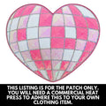 Disco Ball Heart Sequin Patch - PATCH ONLY T-Shirts, Hoodie, Sweatshirt | RetroVerseTees.com