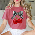 Disco Checker Cherries Comfort Colors T-Shirt 'NLB' Hoodie, Sweatshirt | RetroVerseTees.com
