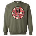 Disco Santa Happy Face Sweatshirt 'NLB' T-Shirts, Hoodie | RetroVerseTees.com