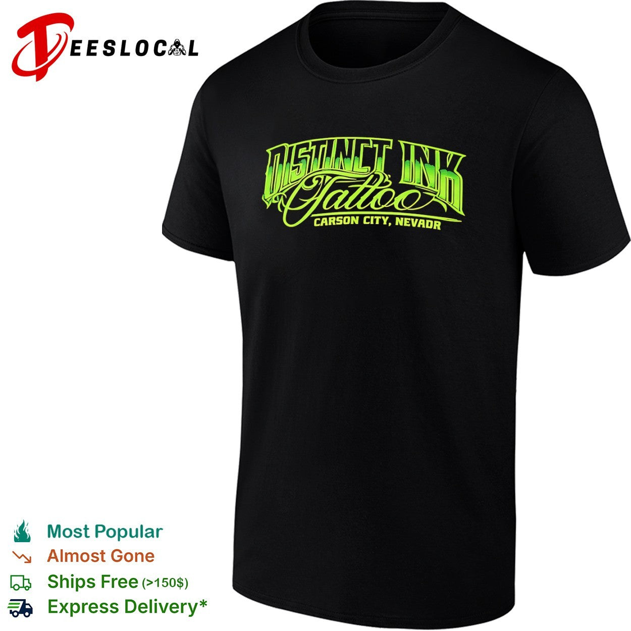 Distinct Ink Tattoo Carson City Nevada Shirt