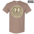 Distressed Camo Happy Face Gildan Short Sleeve T-Shirt 'NLB' Hoodie, Sweatshirt | RetroVerseTees.com