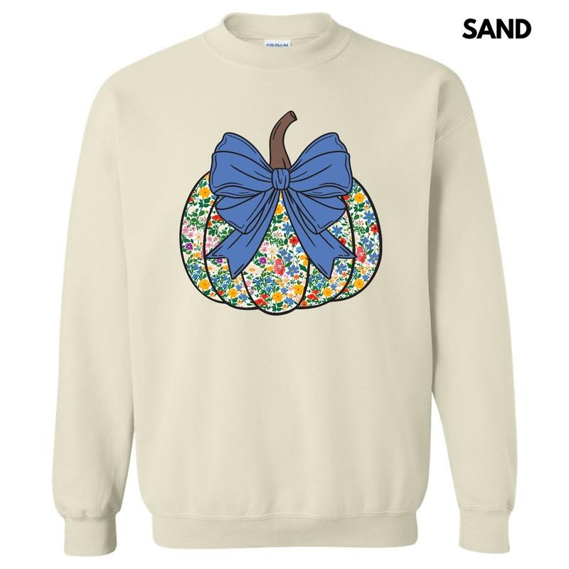 Ditsy Floral Pumpkin Sweatshirt 'NLB' T-Shirts, Hoodie | RetroVerseTees.com