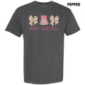 Ditsy Pink Trio Christmas Comfort Colors T-Shirt 'NLB' Hoodie, Sweatshirt | RetroVerseTees.com