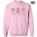 Ditsy Pink Trio Christmas Sweatshirt 'NLB' T-Shirts, Hoodie | RetroVerseTees.com