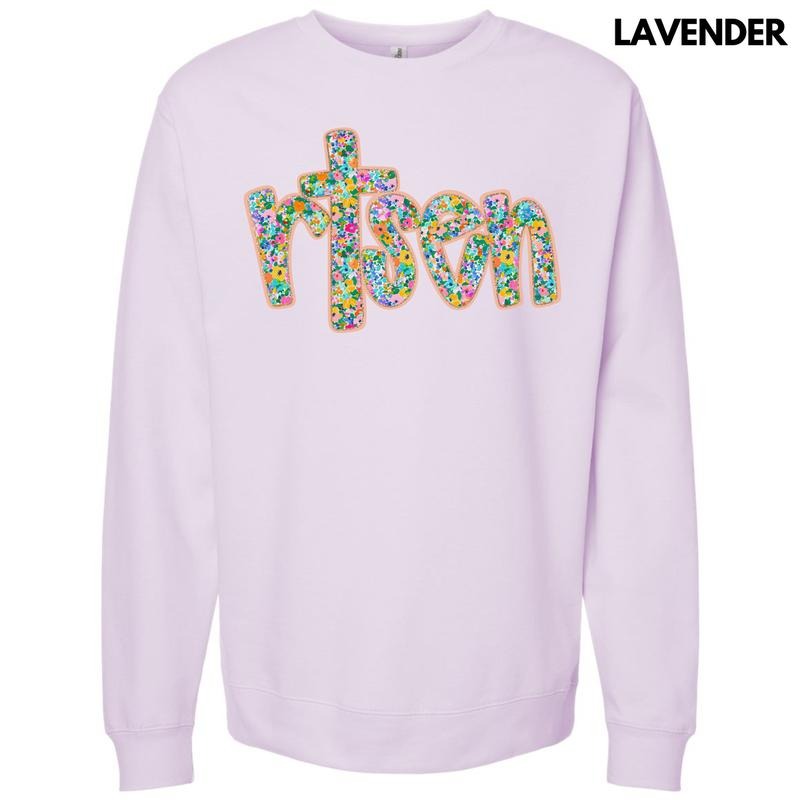 Ditzy Floral Risen Sweatshirt 'NLB' T-Shirts, Hoodie | RetroVerseTees.com